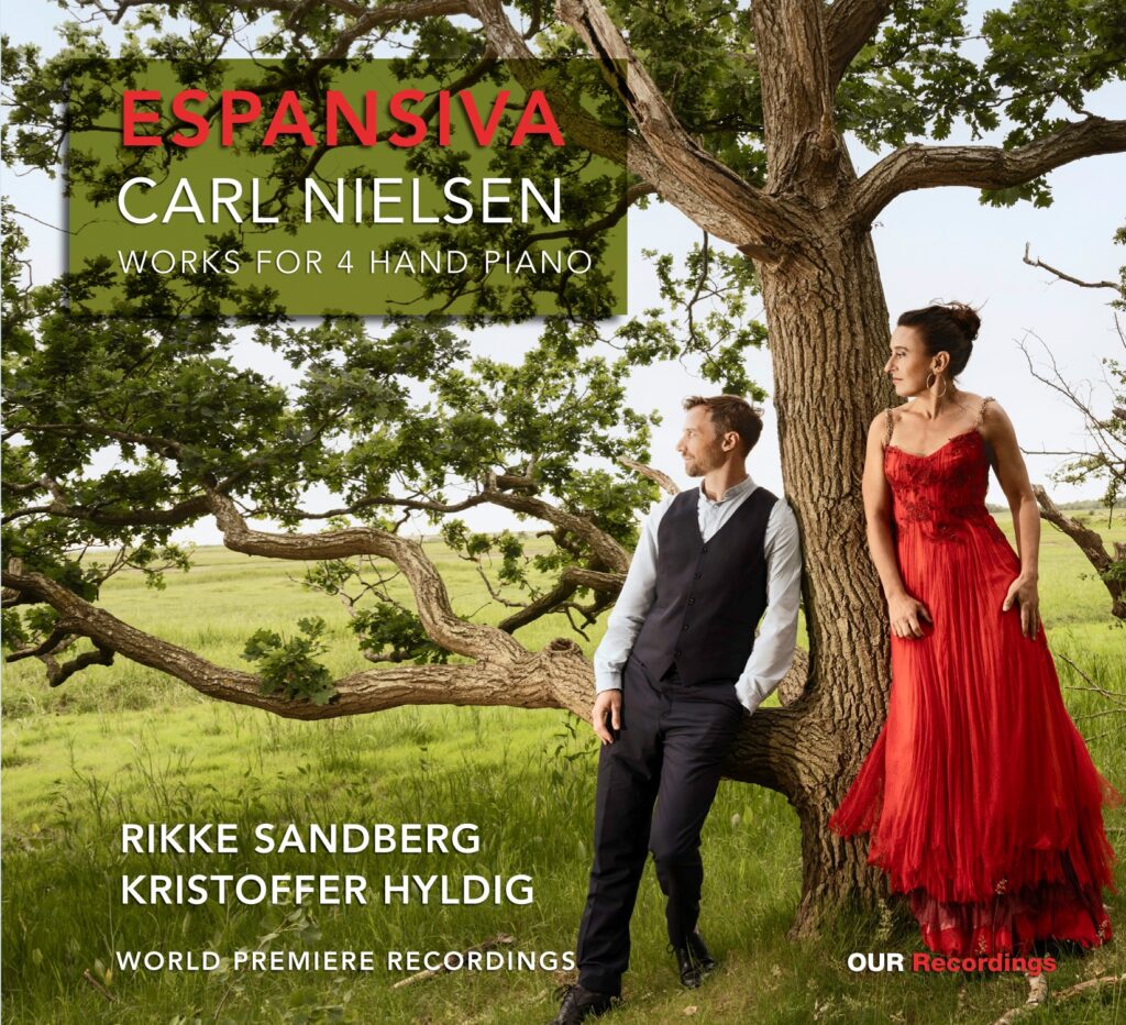 Rikke Sandberg og Kristoffer Hyldig har udgivet den første indspilning af alle Carl Nielsens egne firhændige klaverarrangementer.
